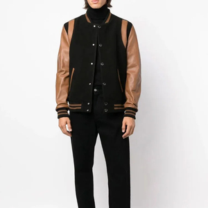 Venta caliente Unisex de secado rápido ropa informal Varsity chaquetas diseño personalizado invierno transpirable hombres Letterman chaqueta - Product Image 5