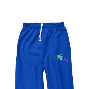 Pantalon de jogging classique Rainbow Running Man en tissu French Terry avec impression par transfert par sublimation - Product Image 1