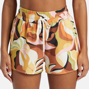 Shorts de sport taille haute pour femmes, grande taille, logo personnalisé, sexy, athlétique, yoga et sports d'été, course à pied, vente en gros - Product Image 1