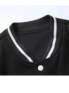Custom Varsity Jacket Leather Sleeves Chenille Embroidery <b>Patch</b> Logo Baseball Jacket Contrast Varsity Jacket - Product Image 4