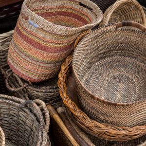 Grand panier de rangement en rotin tissé pour aliments, nouvel organisateur de fruits et pain - Product Image 5