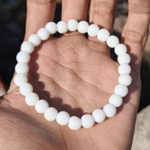 Genuine Natural White <b>Jade</b> Luxury Handmade Silver Plated Adjustable Beaded <b>Bracelet</b> for Women Men Gift Fine Jewelry - Product Image 1