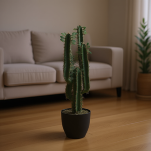 ต้นกระบองเพชรเม็กซิกัน EUROPALMS ขนาด 75 ซม. พร้อมใบไม้ ต้นไม้ประดิษฐ์สำหรับตกแต่งภายใน - Product Image 3