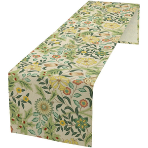 Camino de mesa de estopilla tejido de algodón rojo de 10 pies | Lino duradero para eventos ecológicos para Bodas de Pascua de primavera | Venta al por mayor - Product Image 4