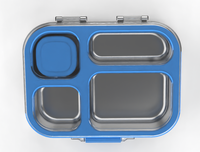 Boîte à lunch en métal pour adultes et enfants, bureau scolaire, plus de 3 compartiments, acier inoxydable 304, couvercle en plastique chauffable, récipient alimentaire pour étudiants