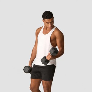 Camiseta sin mangas atlética con tirantes para hombre: ligera y transpirable, perfecta para culturismo y entrenamientos de gimnasio - Product Image 1