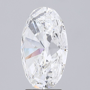 Diamante Sintético Cultivado en Laboratorio, Corte Ovalado de 5.0 Ct, Color F, Claridad VS1, Certificado IGI, Marca Rising Diamond, Personalizado para Compromiso - Product Image 2