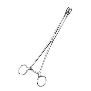 Suministros de instrumentos veterinarios, fórceps Foerster de 10 ", recto, estrecho, dentado, largo, acero inoxidable quirúrgico alemán, uso reutilizable - Product Image 5