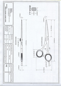 Peluquero Corte de pelo Maquinilla de afeitar Tijeras Nuevo estilo - Product Image 6