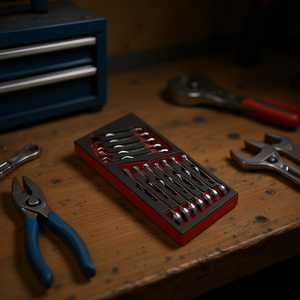 Jeu de clés à cliquet combinées Facom de 12 pièces, série SLS - Product Image 3