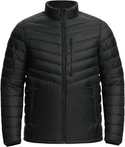 Chaqueta Acolchada Ligera para Hombre, Cuello Alto, Abrigo Acolchado de Invierno, Aislante, Repelente al Agua, para Viajes y Campamento - Product Image 1