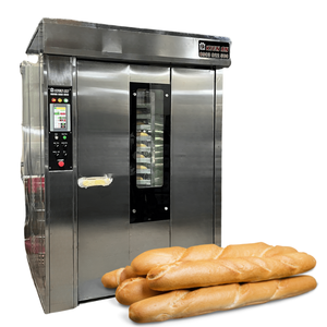 เตาอบโรตารี่32ถาดพร้อม altuntop เตาอบขนมปังรถเข็น50kw/H PE และพาเลทไม้ในตัวโรงงาน - Product Image 1