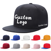 Gorras Snapback Personalizadas OEM ODM con Visera Plana y Bordado 3D, Gorras Deportivas con Logotipo, Gorra de Hip Hop al por Mayor, 100% Algodón