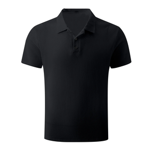 เสื้อโปโลสำหรับผู้ชายสีล้วนดีไซน์ตามสั่งเสื้อโปโลสำหรับผู้ชายเสื้อเชิ๊ตโปโลแขนสั้นคอพับลงจากบังคลาเทศ - Product Image 3