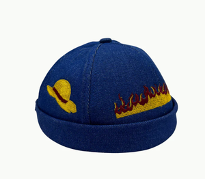 Casquette en jean personnalisée |   Tissu en jean de qualité supérieure, style pêcheur, motif uni, broderie, réglable, sports de plein air, décontracté, plage - Product Image 3