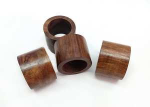 Anillos de Servilleta Modernos y Ecológicos de Resina, Metal, Madera y Vidrio, Opciones Personalizadas, Decoración de Mesa por MS Handicraft - Product Image 4