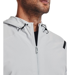 Venta al por mayor de ropa deportiva personalizada para hombre chaqueta cortavientos para correr ropa de entrenamiento de manga larga con cremallera chaqueta con bolsillos 2026 rompevientos - Product Image 2