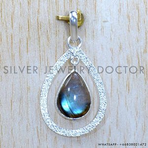 Labradorite Gemstone Pendentifs en argent sterling 925 Prix de gros Bijoux - Product Image 2