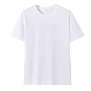 T-shirt à manches courtes en coton peigné 180g, épaules droites, coupe ample, personnalisable OEM, pour homme, idéal pour les équipes - Product Image 1