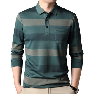 Wholesale Plain Blank <b>Men's</b> <b>Cool</b> Feel Polyester Golf Quick Dry Polo <b>Shirt</b> Highlighted Long-term Supply polo <b>shirts</b> - Product Image 1