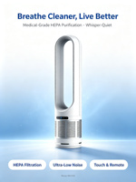 Yeyun Breathe Cleaner, Vivez mieux : Purificateur d'air HEPA de qualité médicale et ventilateur de refroidissement sans pales ultra-silencieux en un seul appareil