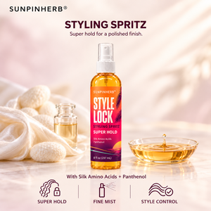 SUNPINHERB Spray Coiffant Cheveux Fixation Forte Laque Capillaire Proteine de Soie Panthenol Grossiste OEM 237ml - Product Image 2