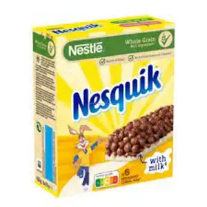 Cereal Nesquik Choco Waves .), Nestle Waves Chocolate Breakfast Kids