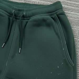 Conjunto Deportivo Urbano con Bordado Desgastado, Apliques Bordados, 100% Algodón Transpirable, Sudadera con Capucha y Pantalones Lavados - Product Image 4