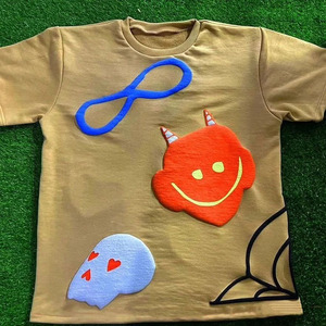 Camiseta con estampado de soplo y logotipo personalizado para hombre, Camiseta 100% de algodón con estampado de alta calidad para hombre - Product Image 6