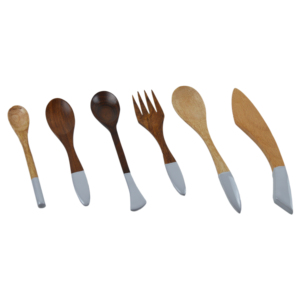 Awesome Design <b>Cutlery</b> Set for Kitchenware Home Decor Restaurant and Hotel Decor Wooden <b>Cutlery</b> Enamel Finishing - Product Image 2