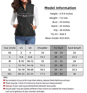 2025 Spring Autumn Fashion Ladies Padded <b>Gilet</b> Jacket Diamond Quilted Puffer Vest Nylon Sleeveless Sport for Golf Equestrian - Product Image 4