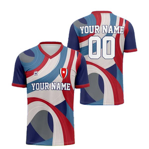 ชุดเสื้อฟุตบอลสำหรับผู้ชายชุดเสื้อเจอร์ซีย์ฟุตบอลแบบระเหิดคุณภาพสูงออกแบบโลโก้ได้ตามต้องการ - Product Image 5