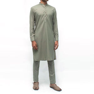 Vêtement Shalwar Kameez musulman pakistanais décontracté pour hommes, vente en gros d'usine, 100% coton, vente en gros d'usine, 100% coton - Product Image 4