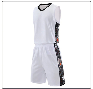 Uniformes de basketball unisexes respirants de haute qualité, personnalisés 2025, vente en gros, logo imprimé, appliqué, sublimation, séchage rapide - Product Image 3