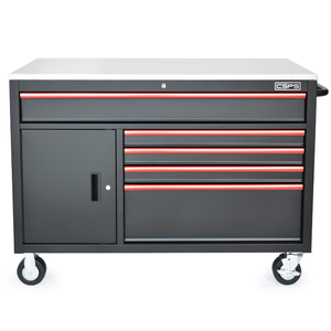 Gabinete de herramientas rodantes de acero de 132cm con 05 cajones OEM compatible con garaje mecánico y tipo de cofre de herramientas de almacén para la industria - Product Image 2