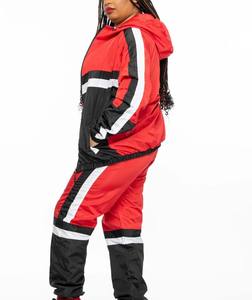 Adjustable price <b>Women</b> Windbreaker Tracksuit anti wrinkle breathable light <b>weight</b> Windbreaker Tracksuit with fully customized - Product Image 2