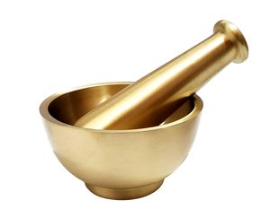 Brass Khalbatta Imam Dasta Kutni Okhli Kitchen Masher <b>Mortar</b> & Pestle Set Metal Masher Khallad - Product Image 6