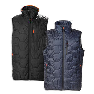 Chaleco acolchado de plumón con logotipo personalizado de alta calidad para hombre, chaleco cortavientos ligero con bolsillo, calentador de cuerpo sin mangas 2025 - Product Image 5