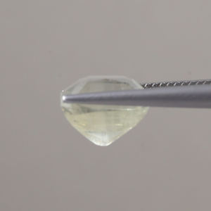 Saphir bleu jaune naturel, pierre précieuse non montée, certifiée IGI, qualité AAA, taille émeraude 10x8mm, 6,48 carats, 6mm, ciré/huileé, bijoux légers - Product Image 2