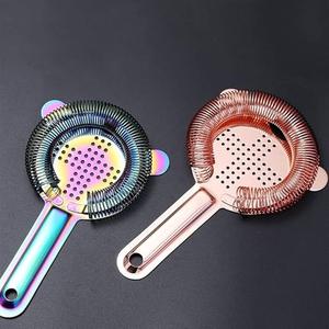 Colador de Cócteles Hawthorne de Lujo Chapado en Oro con Diseño de Estrella Tallada, Resorte Firme, Vertido Suave, Herramienta Profesional para Bartender - Product Image 5