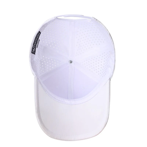 Adult Men's <b>Waterproof</b> JL01-6WP Black <b>Golf</b> <b>Hat</b> Aqua Baseball Cap-Polyester/Cotton All Seasons for Golfers - Product Image 3
