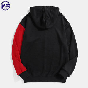 Felpe da uomo leggere di alta qualità a maniche lunghe e con cappuccio su misura in pile tinta unita per la stagione invernale vendita <span class=keywords><strong>ora</strong></span> - Product Image 2