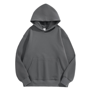 Usine personnalisée 100% coton hommes pull à capuche 330 Gsm goutte épaule surdimensionné Streetwear pour l'hiver - Product Image 5