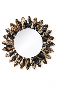 Ngọc lục bảo nhựa màu xanh lá cây Hướng Dương Tường gương handmade vòng trang trí gương cho phòng ngủ phòng khách sạn nội thất nhà - Product Image 5