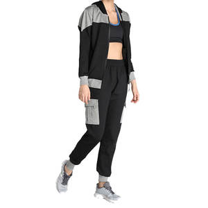 Survêtement léger pour femme avec joggeurs confortables et veste à glissière pour le fitness, la marche, l'entraînement et les voyages - Product Image 4