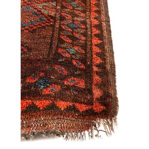 พรมขนสัตว์ถักมือ Kiaan ขนาดใหญ่ 9x12 ฟุต รูปทรงสี่เหลี่ยมผืนผ้า ลายเรขาคณิตนามธรรม สำหรับทางเข้าบ้าน โถงทางเดิน รุ่น Paem-86 สีแดง - Product Image 4