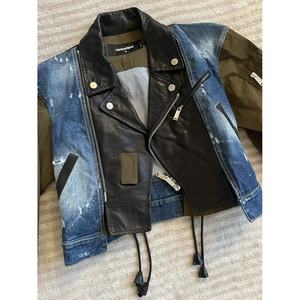 Nuevas Chaquetas de Cuero para Motocicleta para Mujer, Chaqueta Negra con Cremallera para Mujer, Talla Grande, Abrigo de Otoño para Mujer - Product Image 5