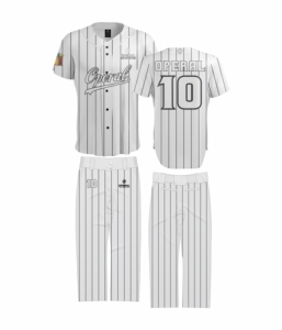 Conjunto de Camiseta de Béisbol OPERAL Personalizada, Transpirable, de Secado Rápido, 100% Poliéster, 160g, con Botones y Malla de Sarga para Equipos de Softbol - Product Image 1