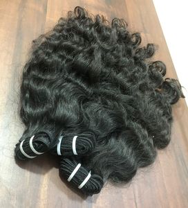 100% cuticle מיושר לא מעובד פרמיה איכות בית מקדש הודי גלם מצוייר יחיד - Product Image 3