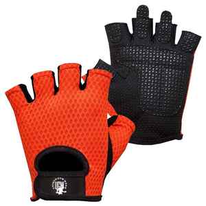 Best Quality Anti-Slip Leather Half Finger Unisex Palm Gym Workout <b>Gloves</b> with Wrist Wraps Support for <b>Weight</b> Lifting - Product Image 2